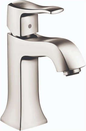 hansgrohe Metris C Classic Replacement Easy Clean 1-Handle 1 7-inch Tall Bathroom Sink Faucet in Polished Nickel, 31075831