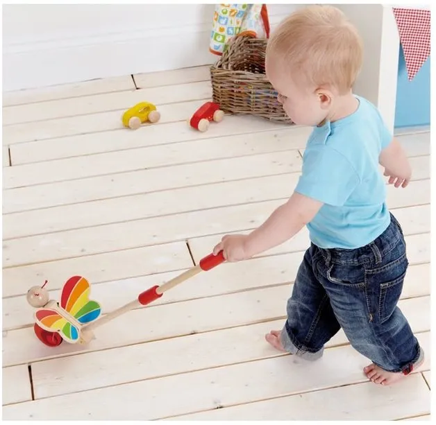Hape - Butterfly Push Pal