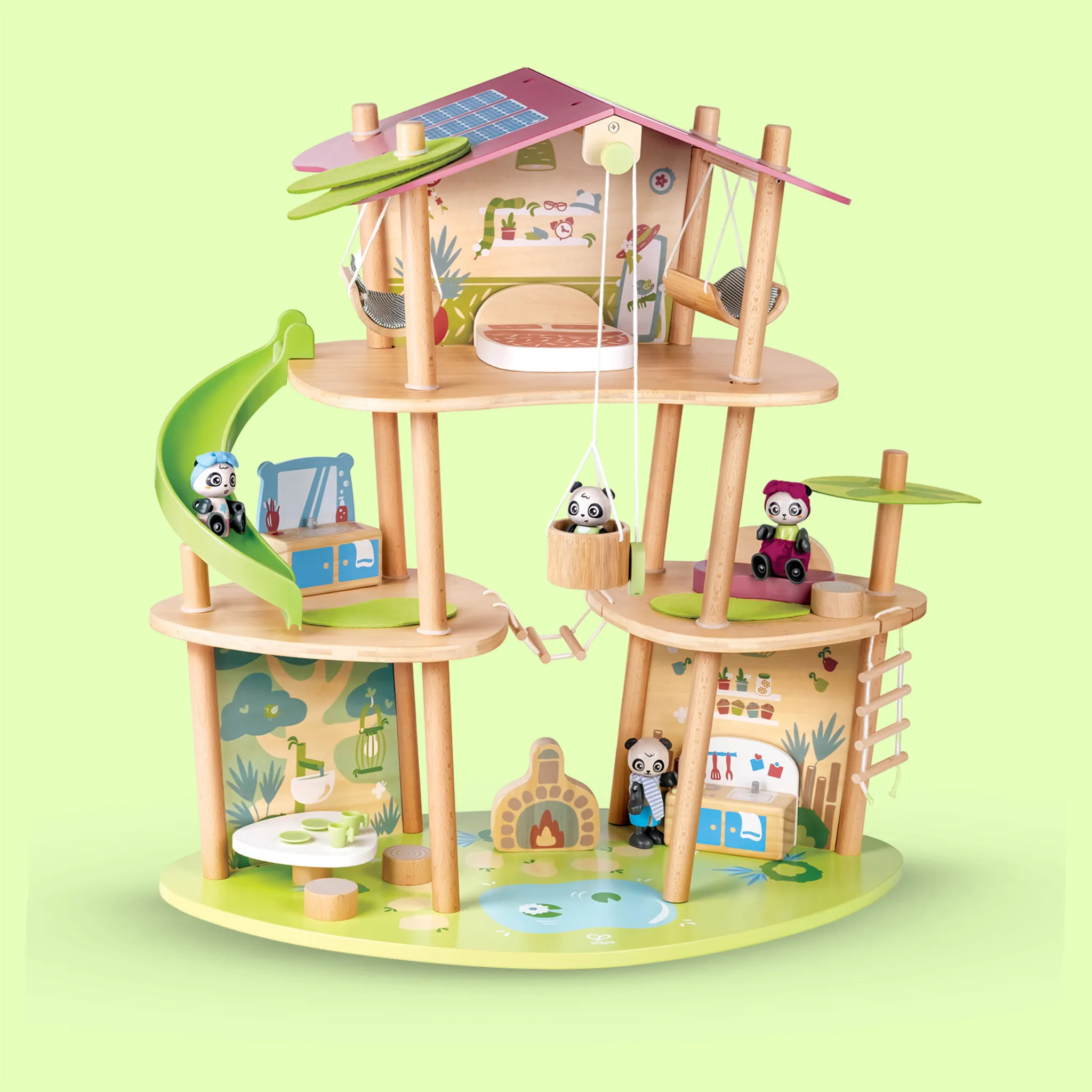 Hape Green Planet Pandasâ„¢ Bamboo House