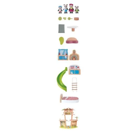 Hape Green Planet Pandasâ„¢ Bamboo House