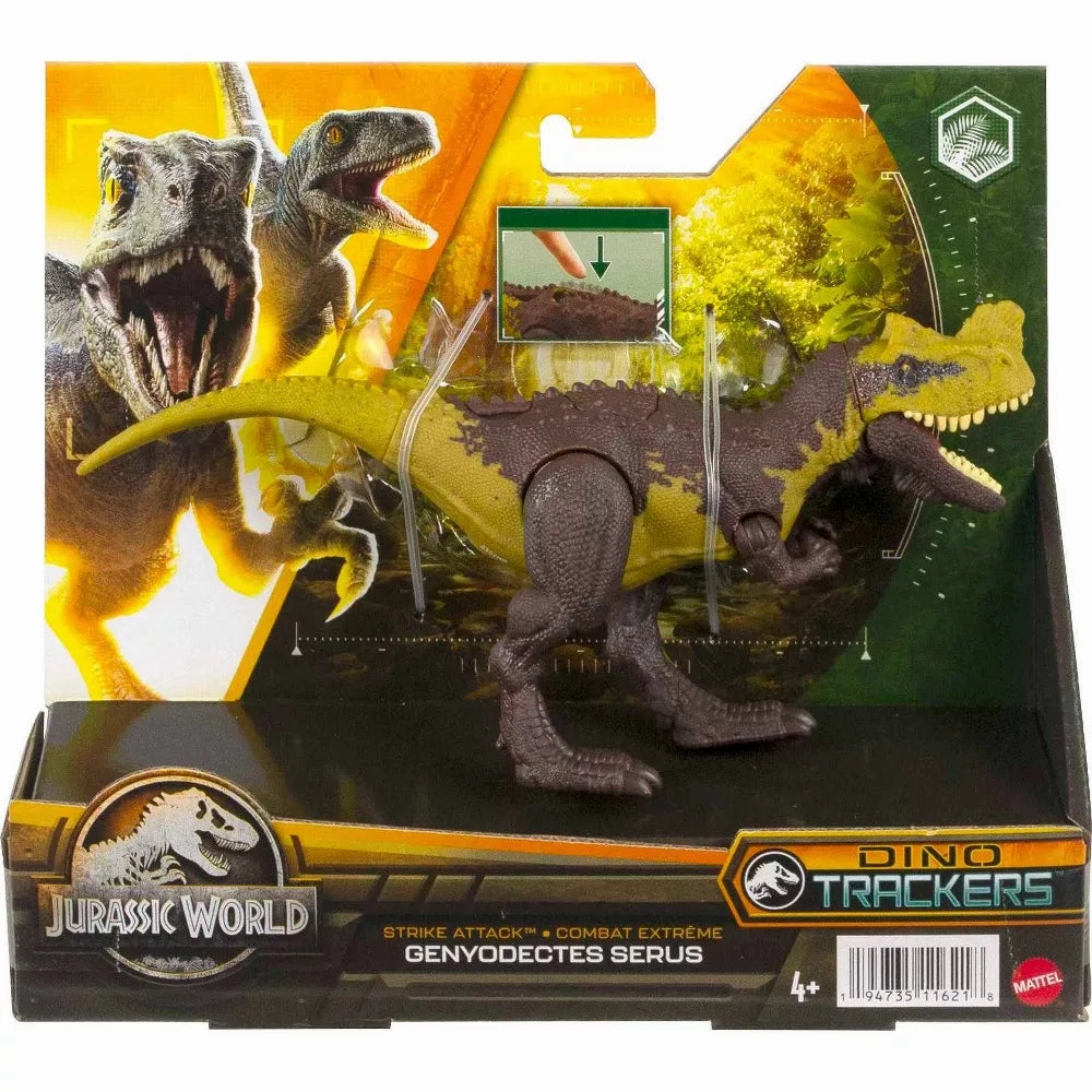 HLN63 JURASSIC WORLD DINO TRACKERS STRIKE ATTACK DINO GENYODECTES SERUS