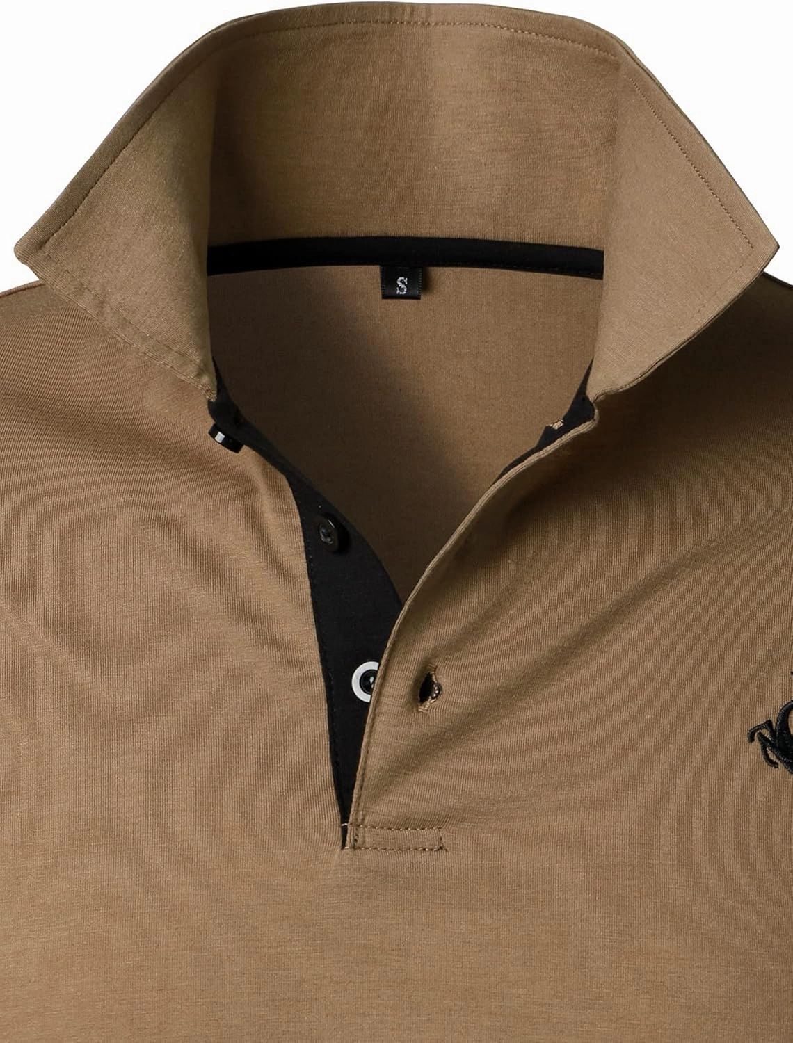 HOOD CREW Men’s Classic Polo Shirt Short Sleeve Shirts Lightweight Casual Tops