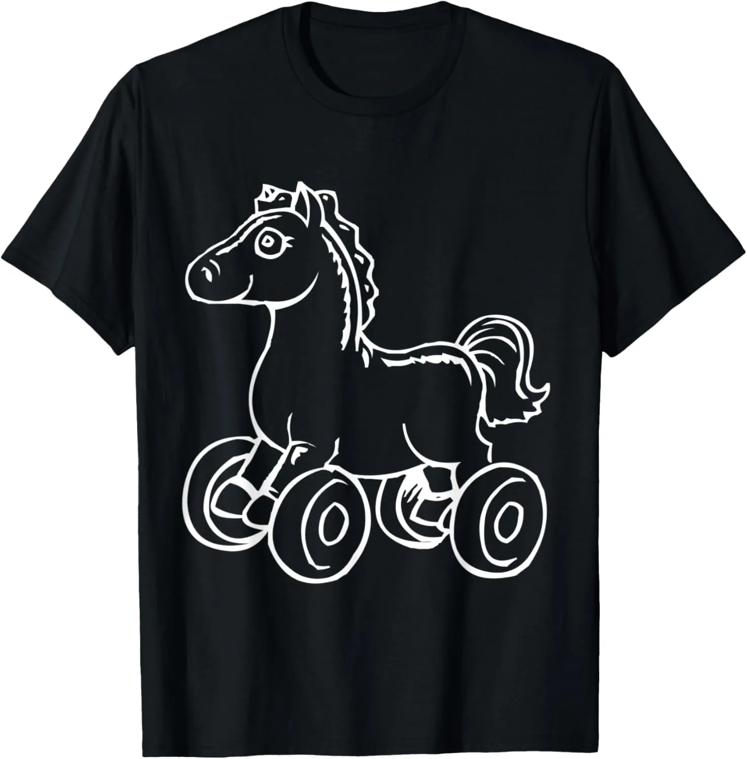 Horse Wheel Toy Daycare Uniform T-Shirt
