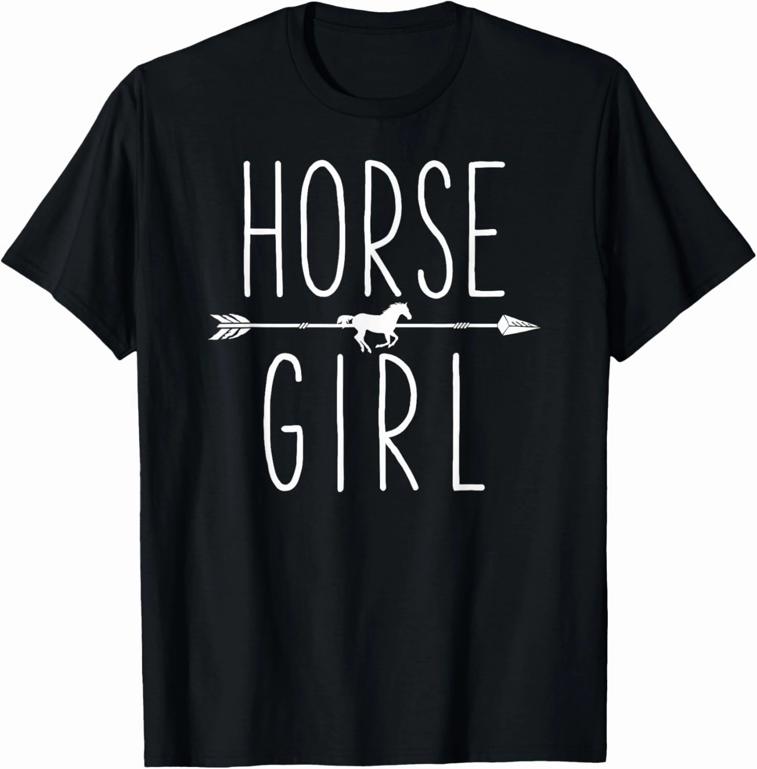 Horse Girl I Love My Horses Equestrian Horseback Riding T-Shirt