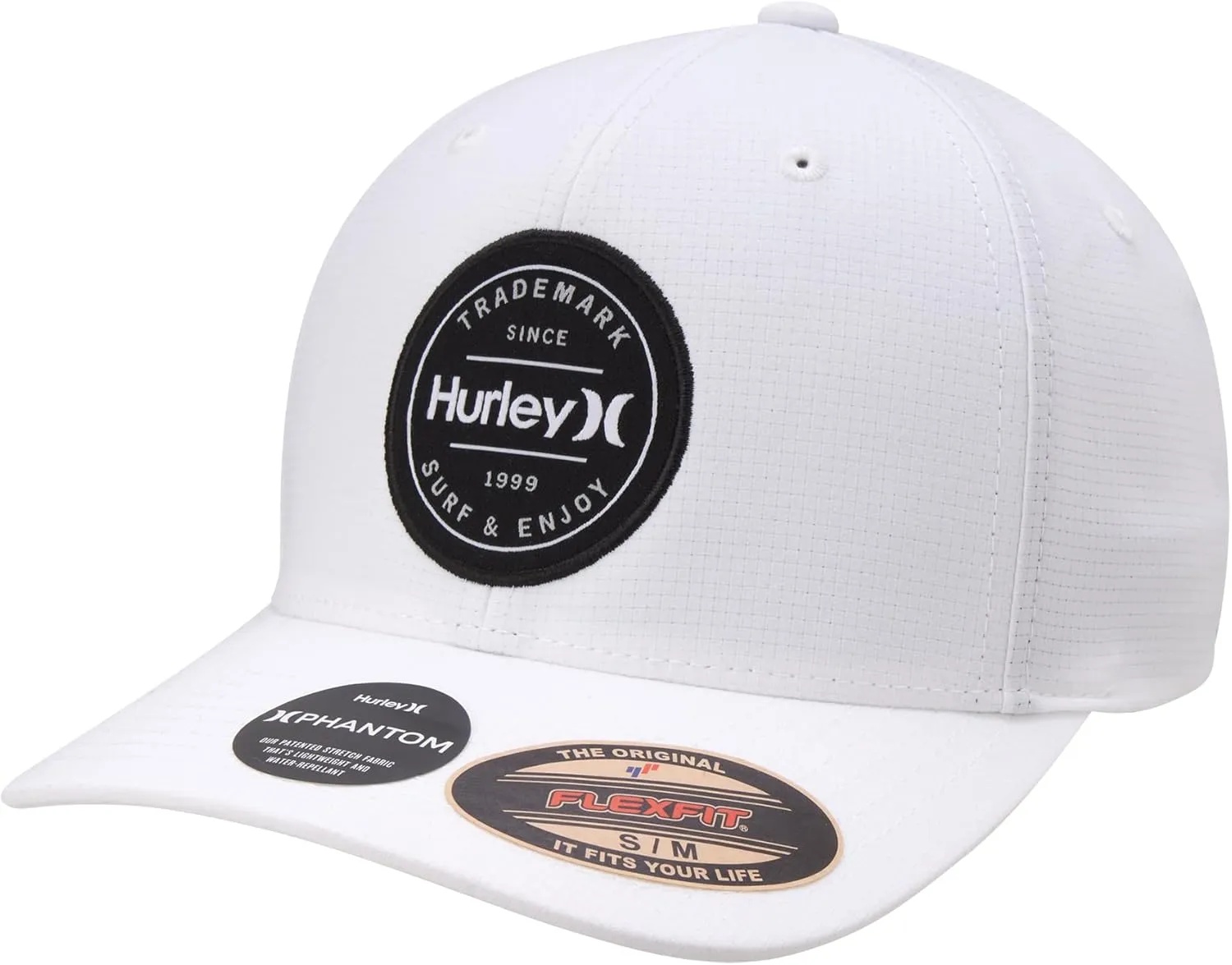 Hurley Men's Caps - Flexfit and Quick-Dry Phantom Baseball Caps for Men with Sweatband - Classic Mens Trucker Hats (S-XL)