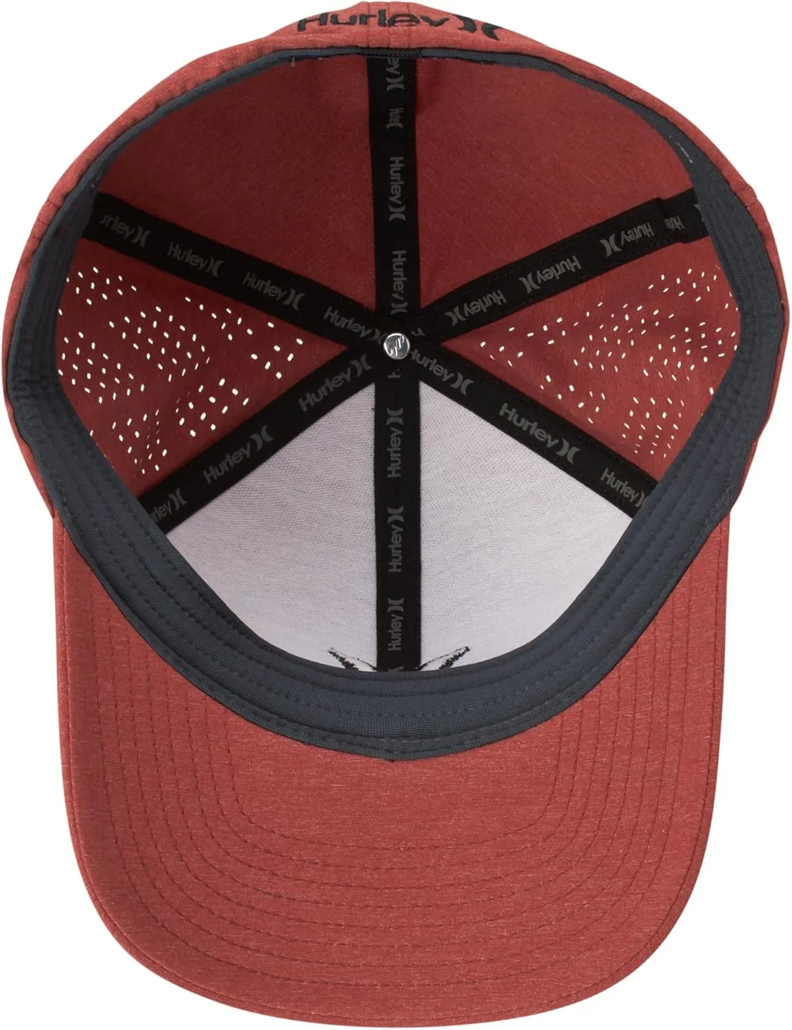 Hurley Men's Caps - Flexfit and Quick-Dry Phantom Curved Baseball Caps for Men - Classic Mens Trucker Hats (S-XL)