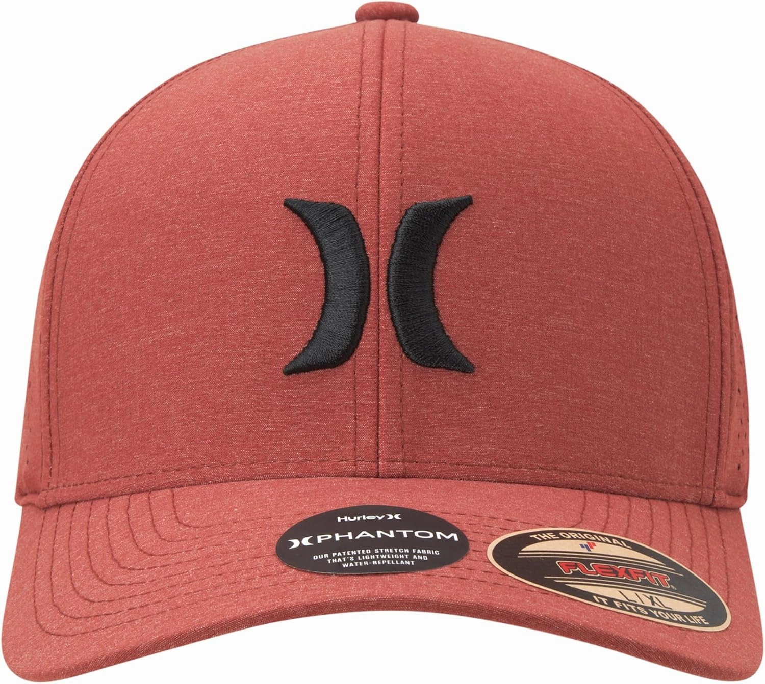 Hurley Men's Caps - Flexfit and Quick-Dry Phantom Curved Baseball Caps for Men - Classic Mens Trucker Hats (S-XL)