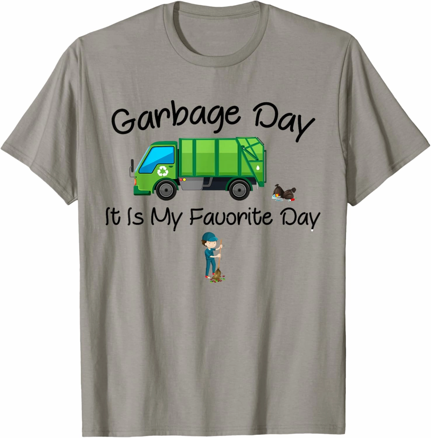 I Love Garbage Trucks Shirt Garbage Day Kids Boys T-Shirt