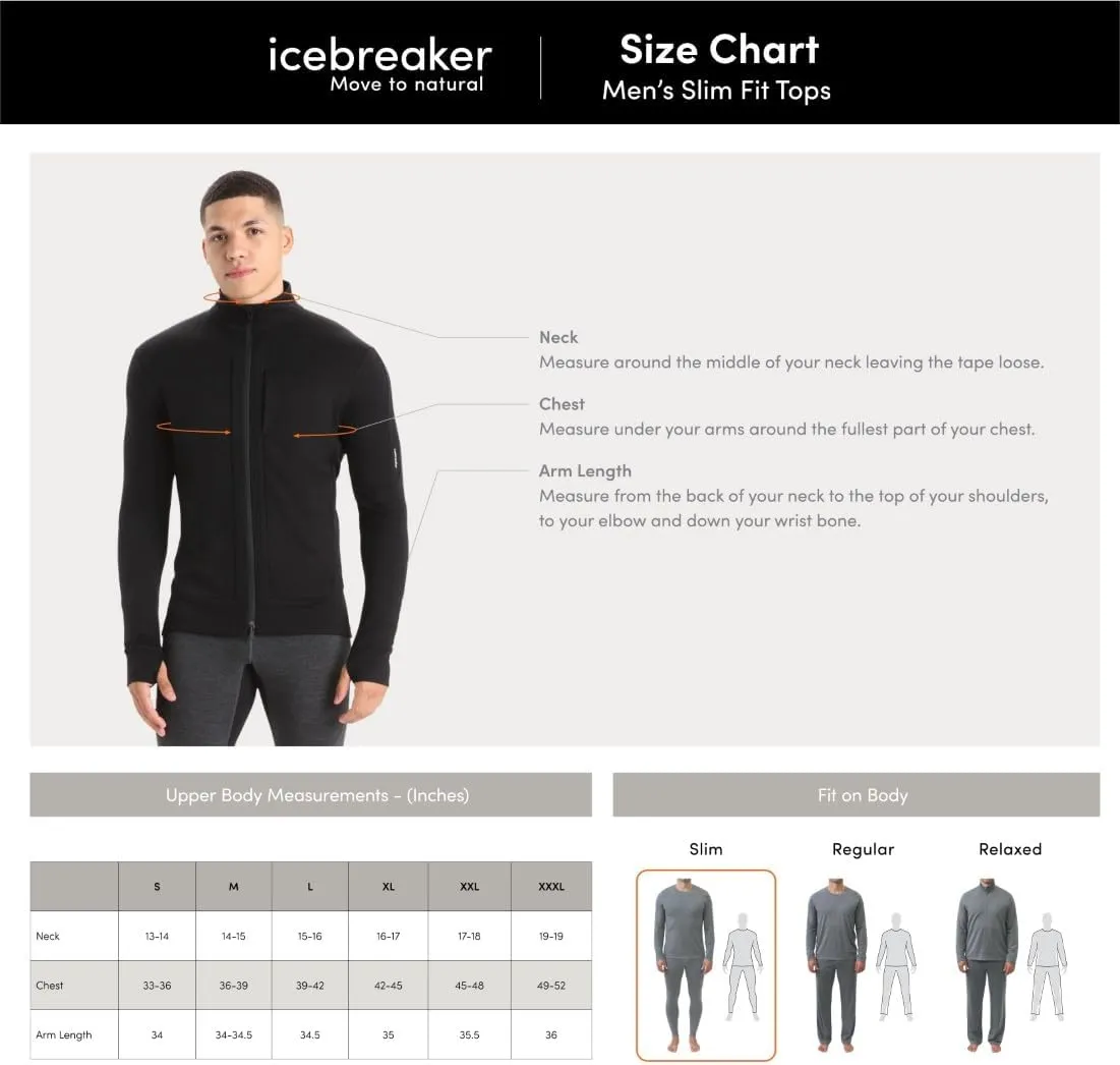 Icebreaker Merino Men's Central Classic Ls Zip Hoodie