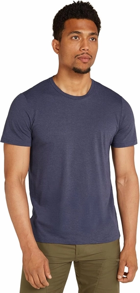 Icebreaker Merino Men's Central Classic Short Sleeve Wool T Basic Casual Shirt