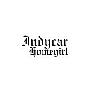 Indycar Homegirl Sticker, Indycar Sticker