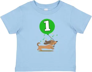 inktastic 1st Birthday Puppy 1 Year Old Boy Baby T-Shirt