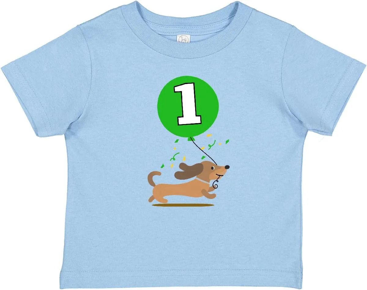 inktastic 1st Birthday Puppy 1 Year Old Boy Baby T-Shirt