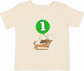 inktastic 1st Birthday Puppy 1 Year Old Boy Baby T-Shirt