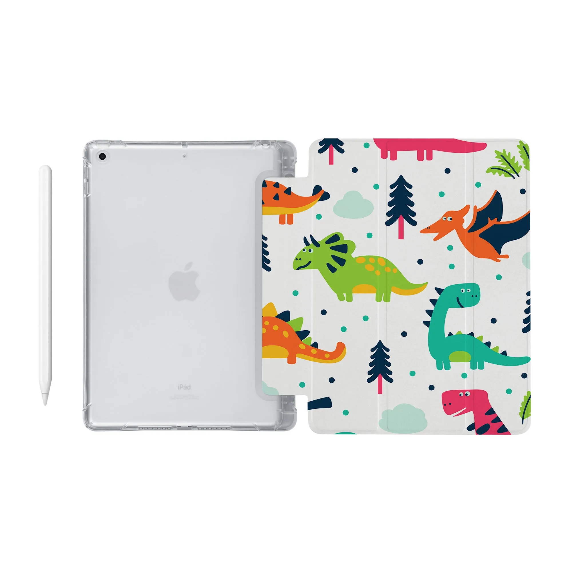 iPad SeeThru Case - Dinosaur