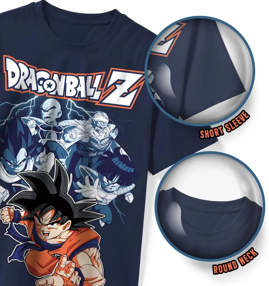 Isaac Morris Limited Dragon Ball Z Boys T-Shirt 2-Pack, Goku Tee 2-Piece Bundle Set for Kids