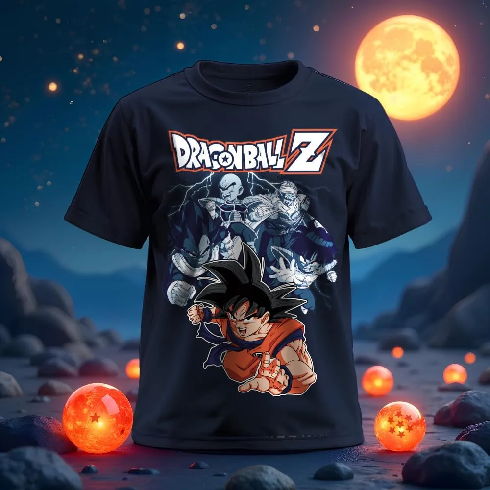 Isaac Morris Limited Dragon Ball Z Boys T-Shirt 2-Pack, Goku Tee 2-Piece Bundle Set for Kids