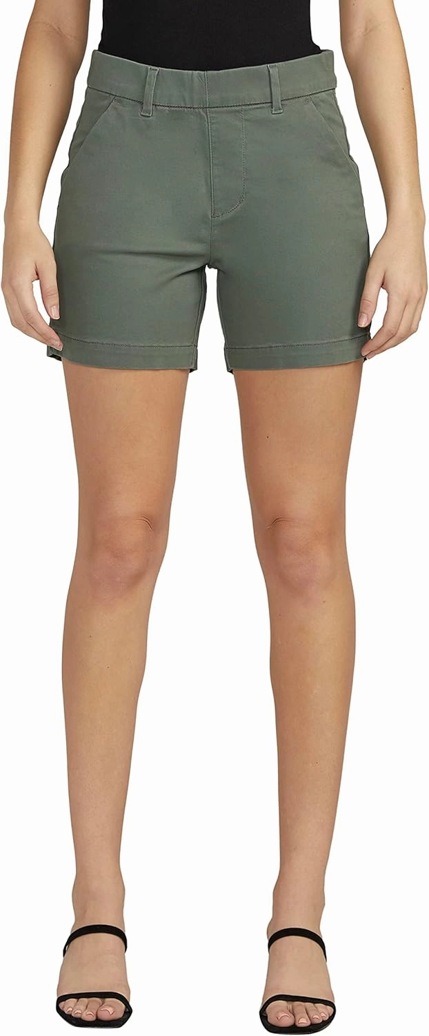 JAG Women's Maddie Mid Rise 5" Pull-on Short