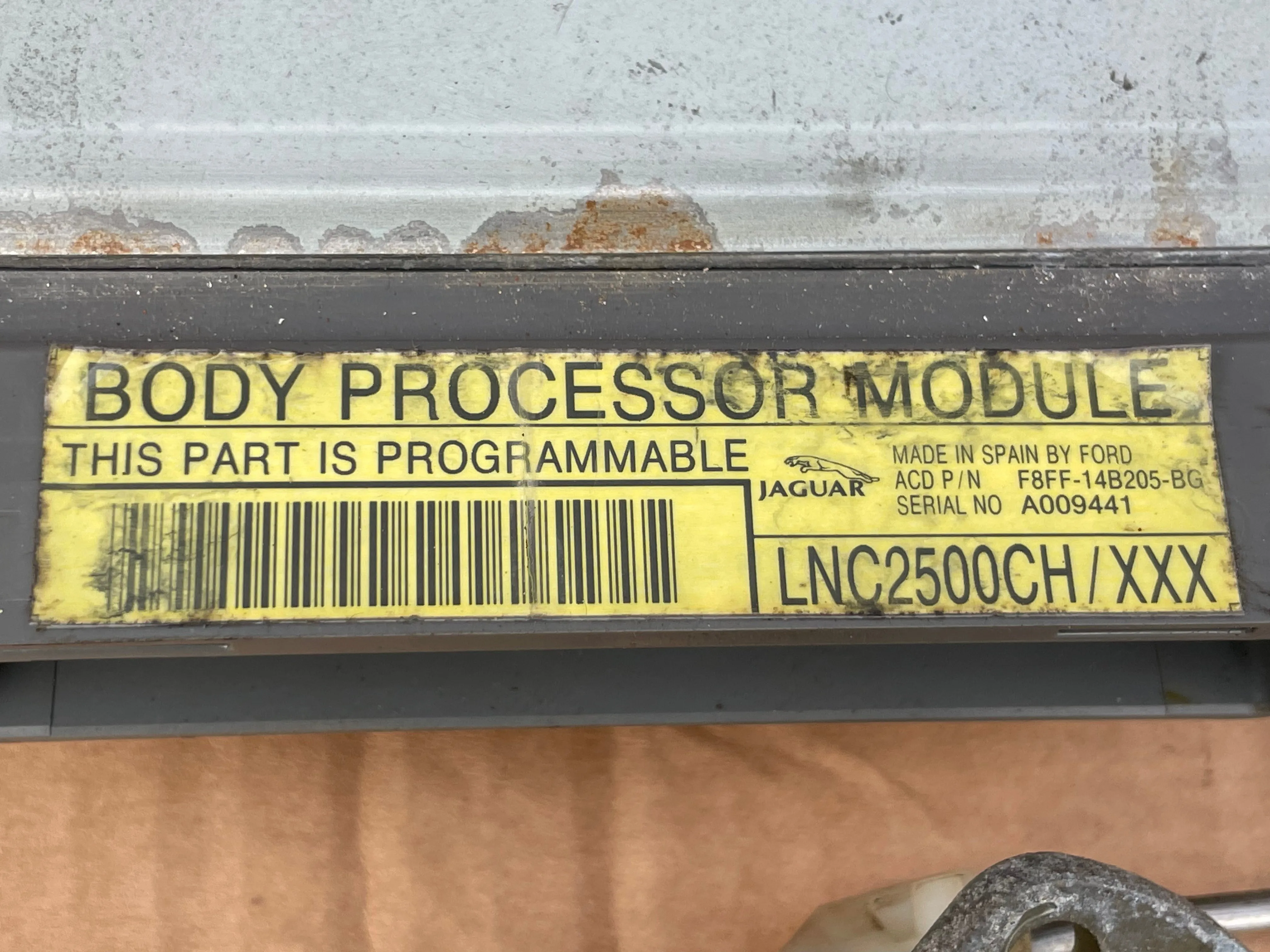 Jaguar X308 XJ8 3.2 Security system set up Engine ECU module key lock set, Transponder, Reader exciter, BCM