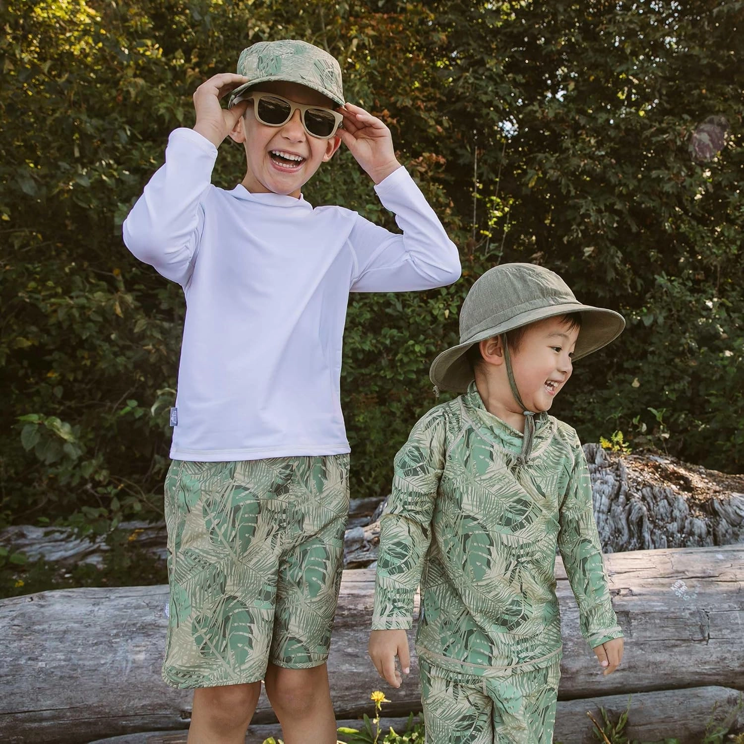 JAN & JUL UV Swim Shorts and Long Sleeve UV Shirt for Toddlers