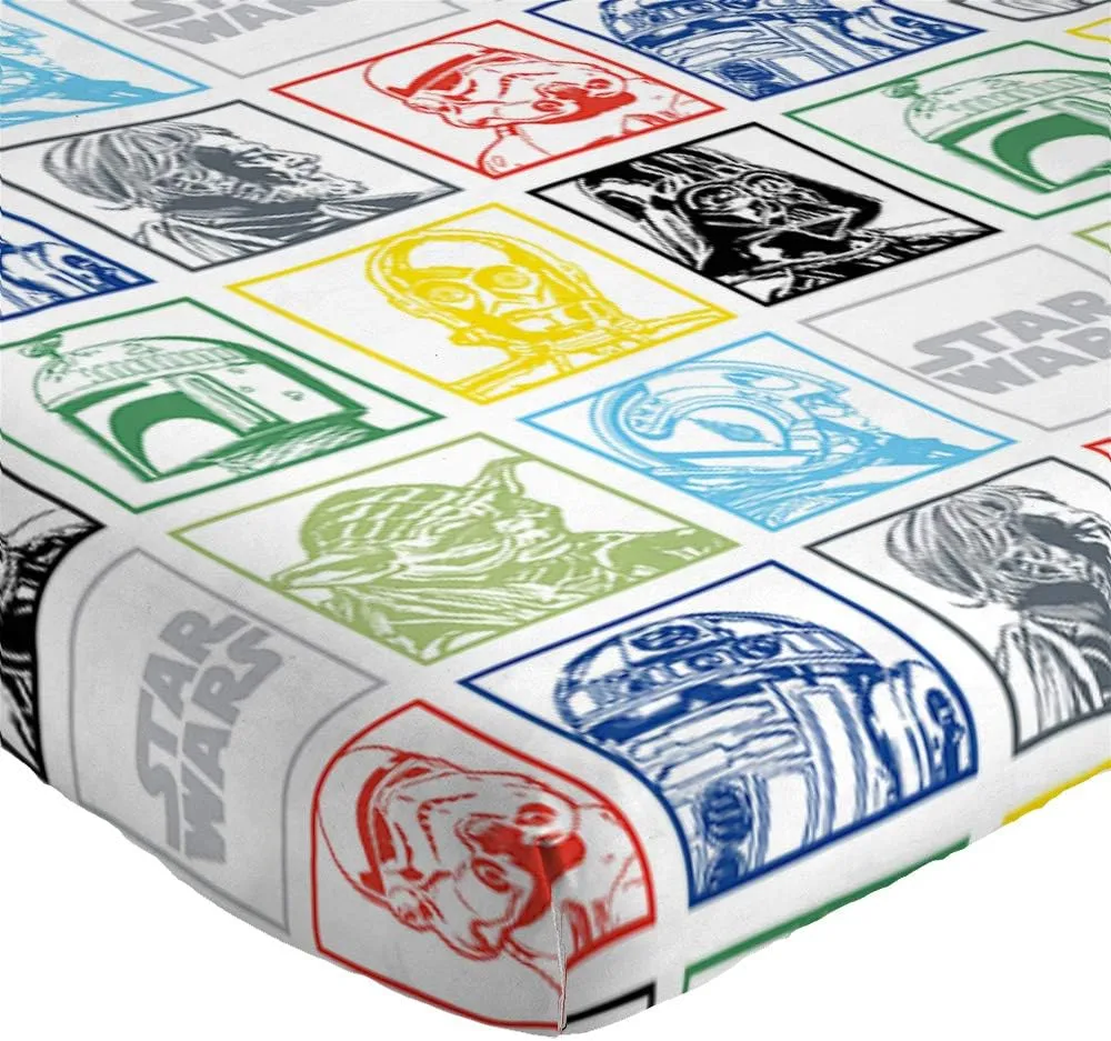Jay Franco - JF27246EPCD Star Wars Classic Grid 4 Piece Full Sheet Set