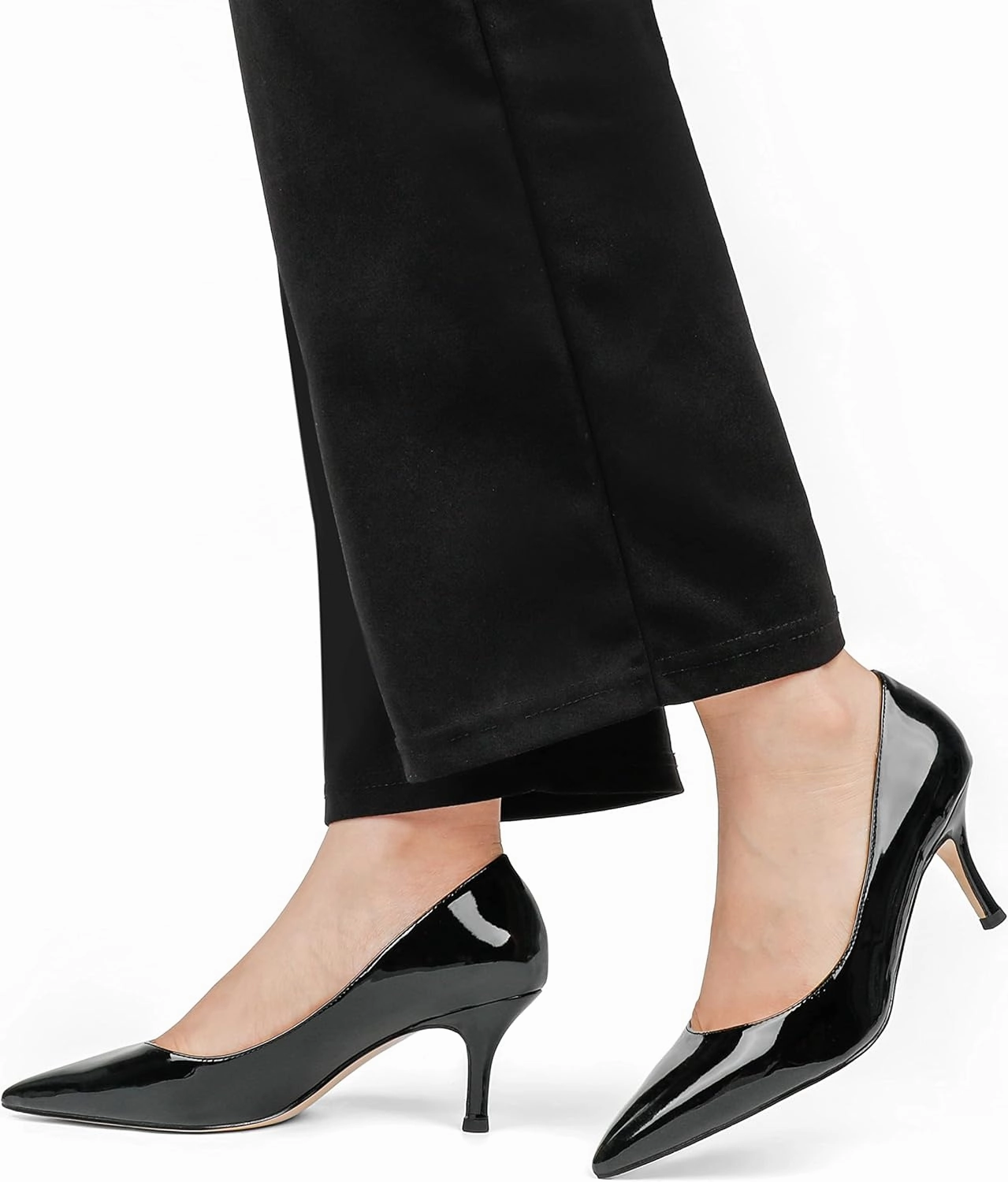JOY IN LOVE Women's Shoes Low Heels Pointy Toe Kitten Heel Daily Pumps