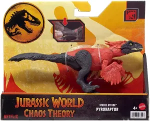 Jurassic World Pyroraptor Attack Bite Toy Dinosaur for Kids Ages 4 and Up