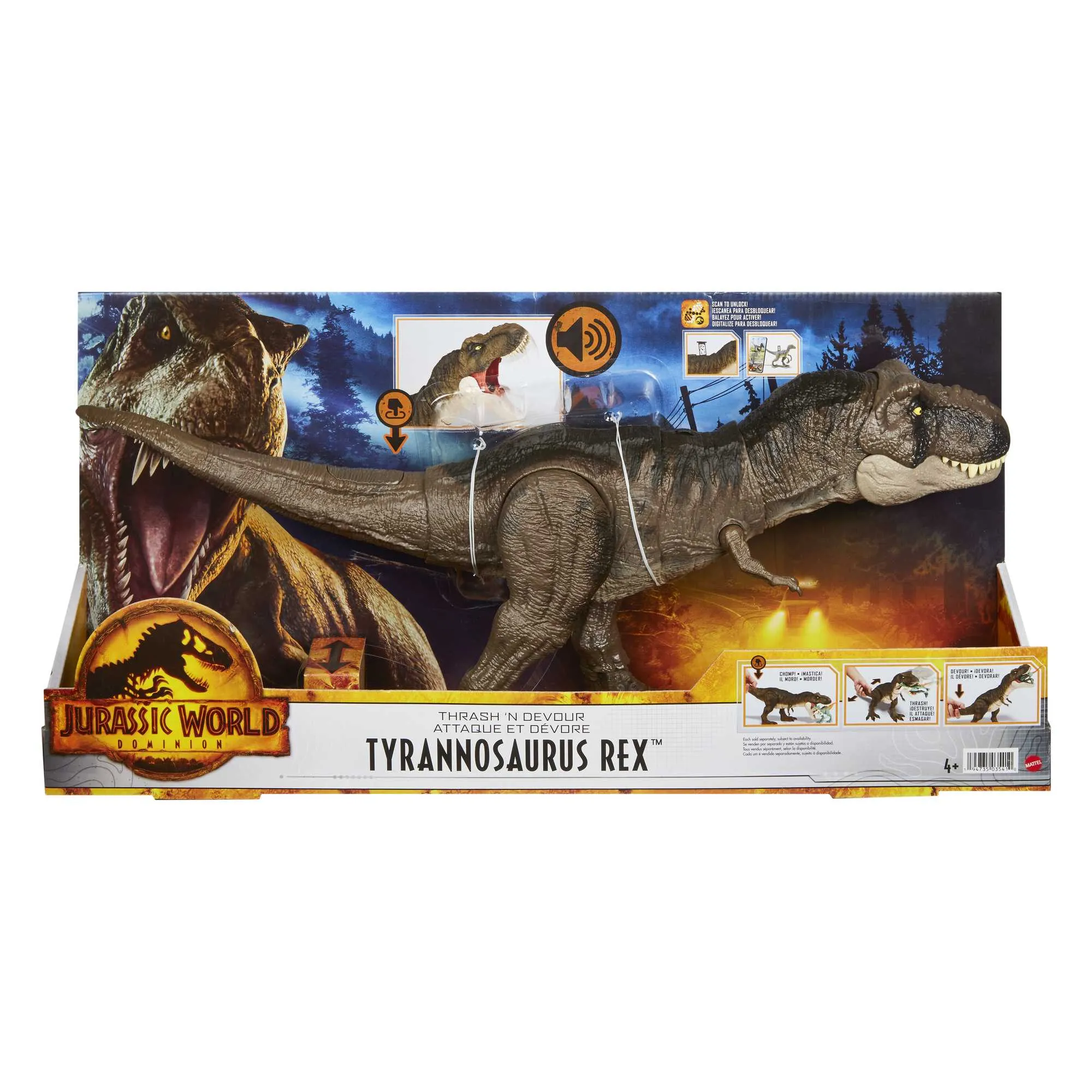 Jurassic World Thrash 'N Devour Tyrannosaurus Rex Figure