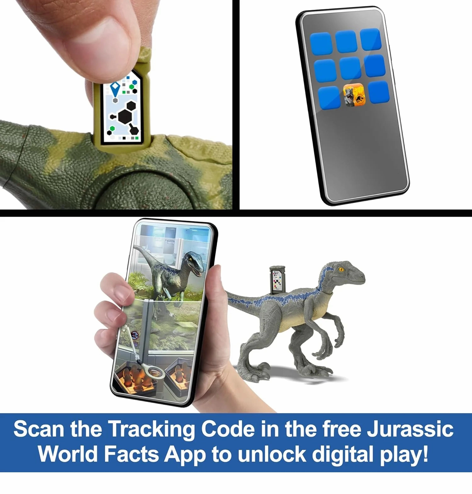 Jurassic World Strike Attack Dinosaur Atrociraptor Action Figure