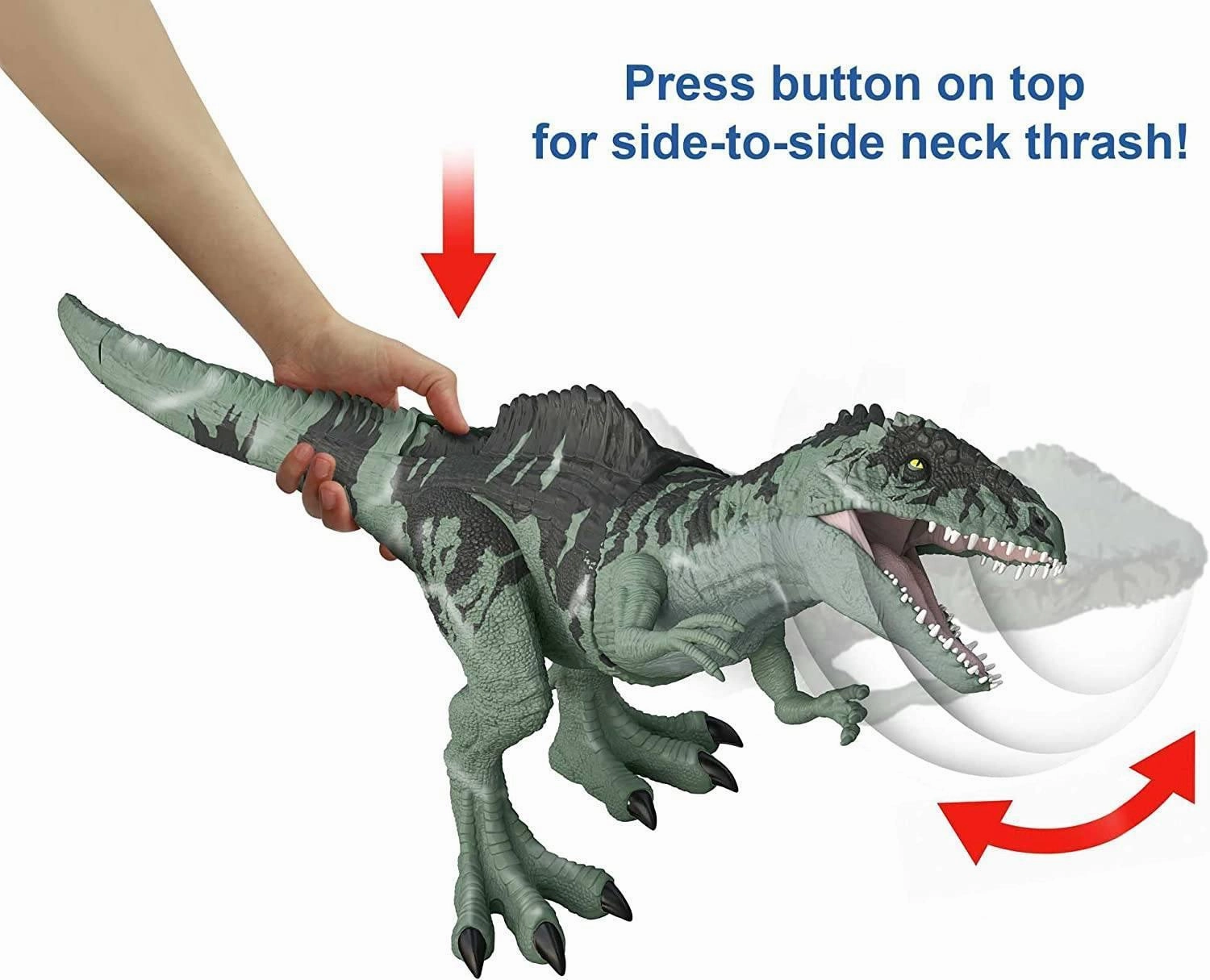Jurassic World Strike N' Roar Giganotosaurus Dinosaur Figure 35.5cm
