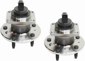 KarParts360 For Chevy Classic 2004 2005 Wheel Hubs Rear, Driver And Passenger Side | Pair | With 5 Lugs | Ball Type | With Bearing | With Sensor | With Wheel Studs | Replacement For 9102110