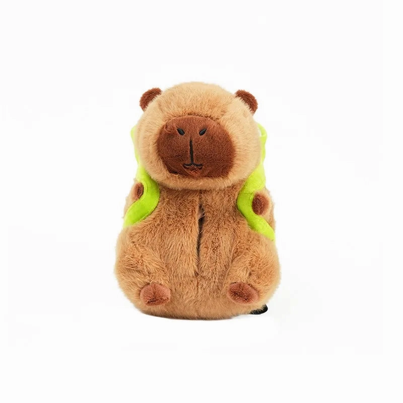 Kawaii Capybara Plush Car Tissue Box & Trash Bin 🦙✨ Cute Storage for Keys, Phones & Umbrellas 🚗💖
