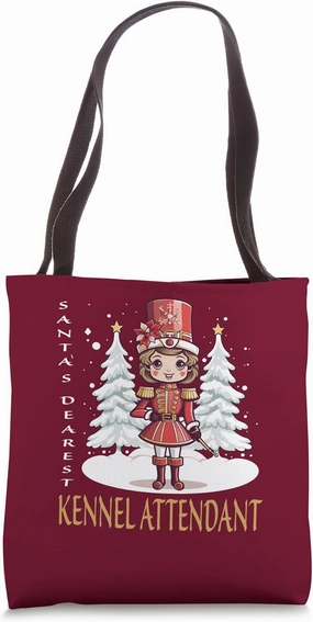 Kennel Attendant Christmas Classic Female Nutcracker Tote Bag