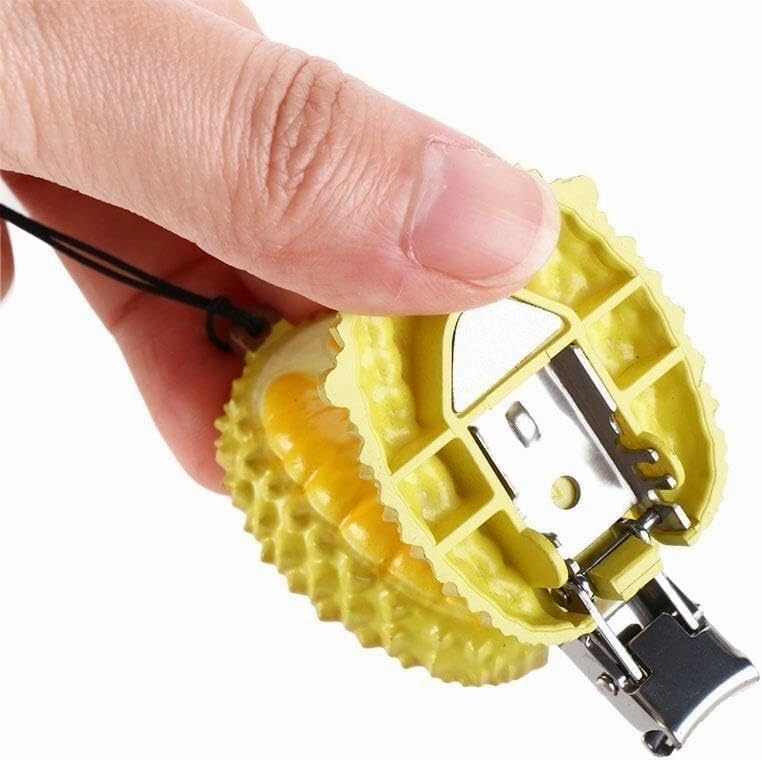 Key Chain,Keychain,Custom Key Chain,Car Key Chain,Keychain Cute,Cartoon Mini Foldable Nail Clippers, Portable Strawberry Panda Nail Cutter with Keychain Fingernail and Toenail Clippers for Men, Women(