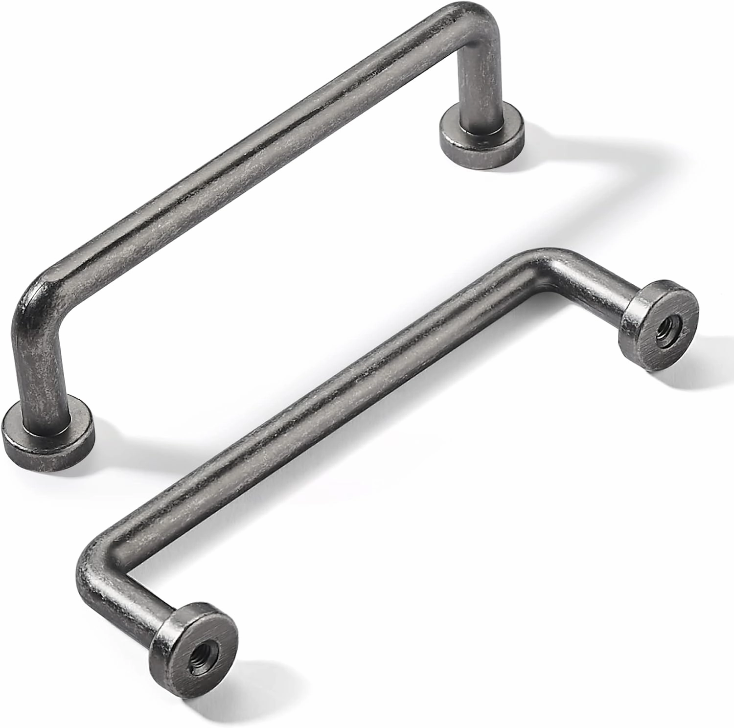 khtumeware 10 Pack 3-3/4 inch Hole Center Antique Iron Cabinet Pulls Vintage Cabinet Handle Kitchen Hardware Farmhouse Vintage Dressing Table Drawer Handle Classic Wardrob.