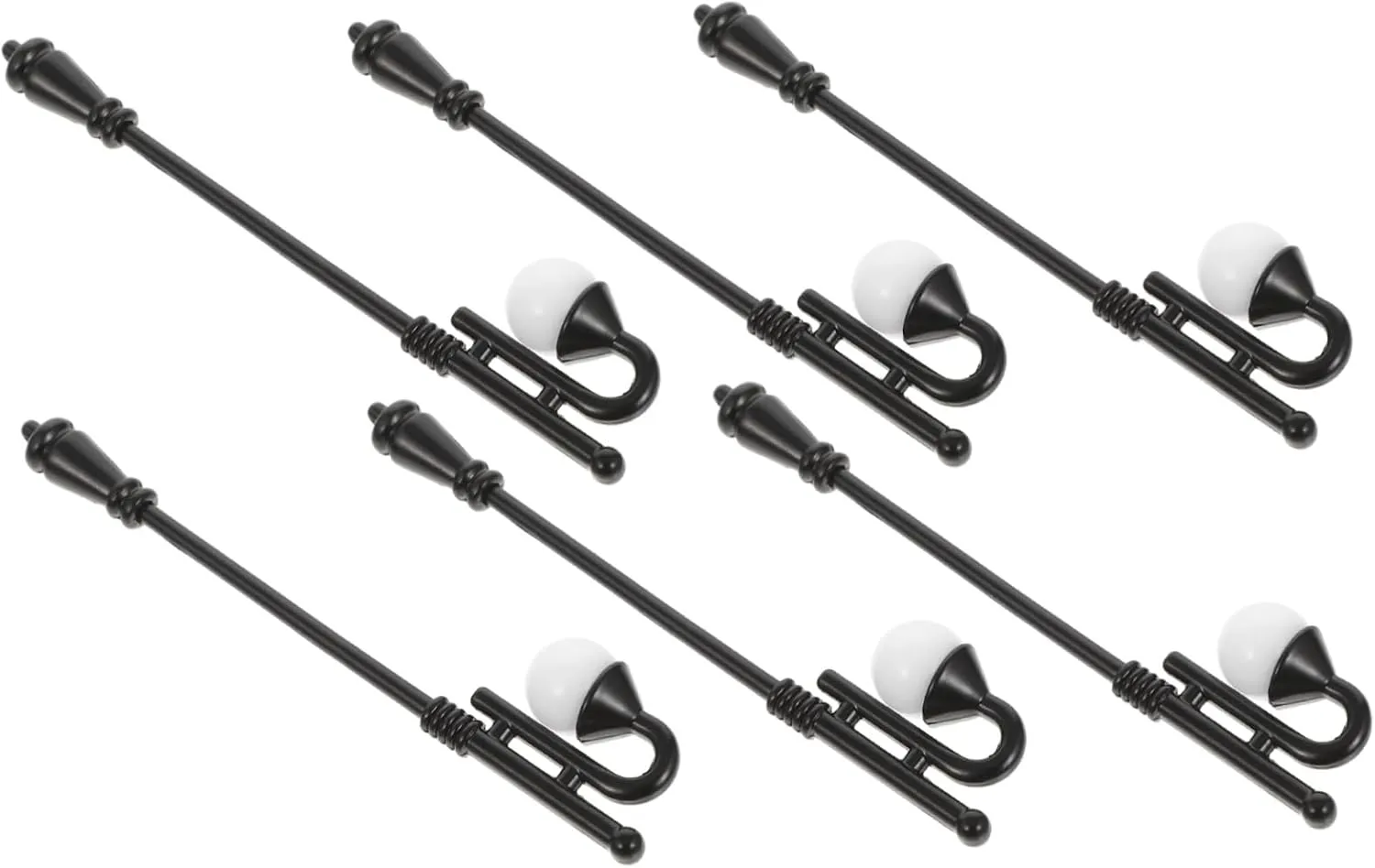 Kisangel 18pcs Miniature Street Light Model Compact and Landscape Lamp Decor for Dollhouse Mini House and Lifelike Design for Home Decoration