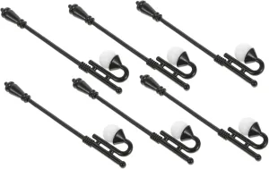 Kisangel 18pcs Miniature Street Light Model Compact and Landscape Lamp Decor for Dollhouse Mini House and Lifelike Design for Home Decoration