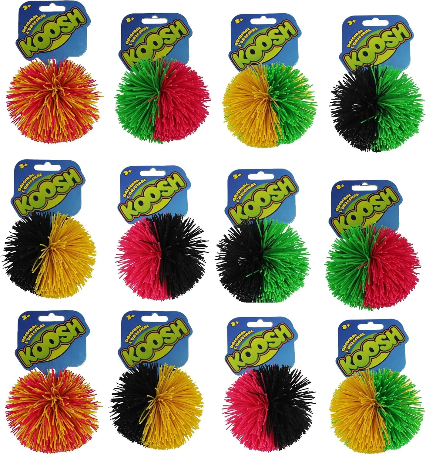 Koosh Balls Multi-Color Gift Set Bundle - 12 Pack by Koosh