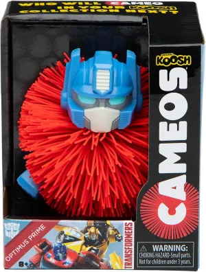 Koosh Cameos - Optimus Prime - Transformers - Tactile Fidget Ball Fan Gift Toy Collectible for Adults and for Kids, for Ages 8 Plus