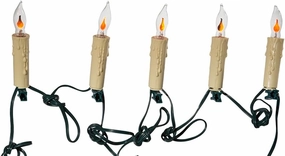 Kurt Adler 7-Light Flicker Flame Candle Light Set