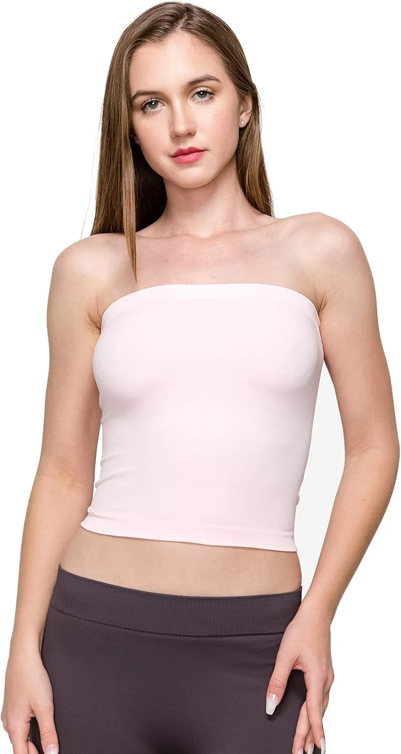 Kurve Medium Length Bandeau Bra Top - UV Protective Fabric UPF 50  (Made with Love in The USA)