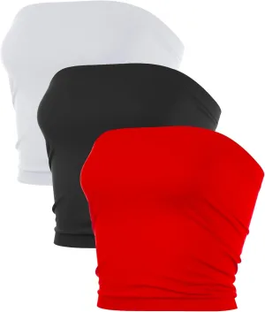 Kurve Medium Length Bandeau Bra Top - UV Protective Fabric UPF 50  (Made with Love in The USA)