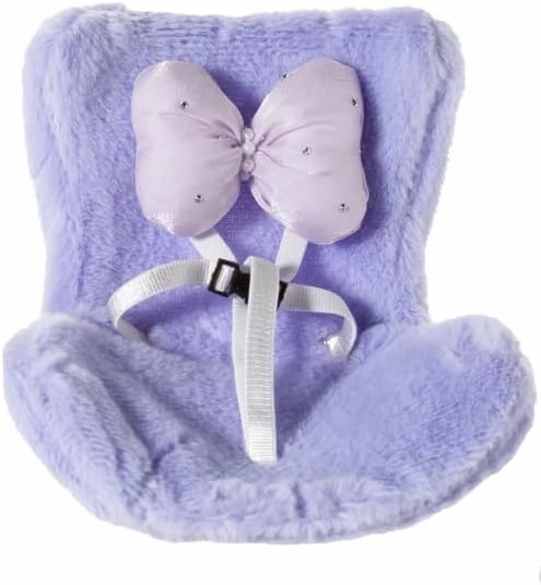 La-Bubo Dolls Car Seat,Universal Air Vent/Dashboard Mount for Vehicle Decor & Display, Cute Accessories for Photography, Display & Collectors Age Limit 15 (No Dolls)（Purple）