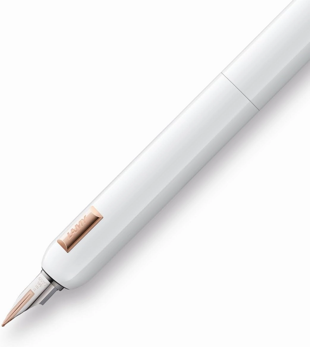 Lamy L81WH-EF Fountain Pen, EF, Extra Fine Point, Dialog CC, White, Dual Use Type, Genuine Import