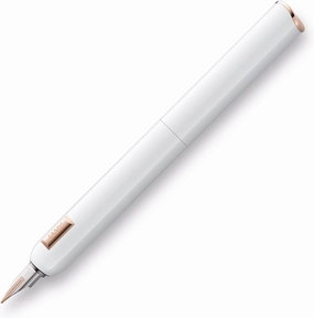 LAMY L81WH-F Fountain Pen, F, Fine Point, Dialog CC, White, Dual Use Type, Genuine Import