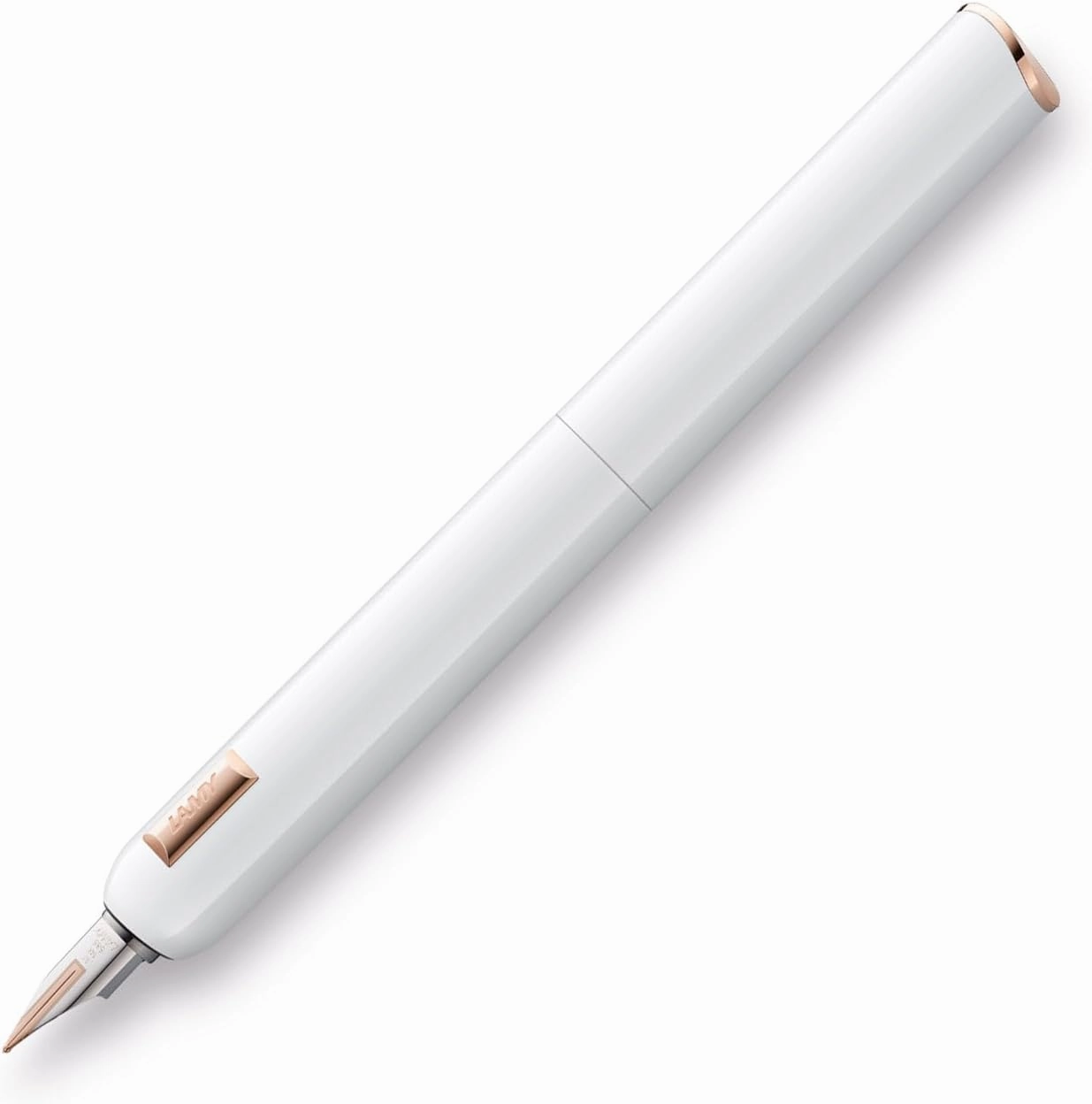 LAMY L81WH-F Fountain Pen, F, Fine Point, Dialog CC, White, Dual Use Type, Genuine Import