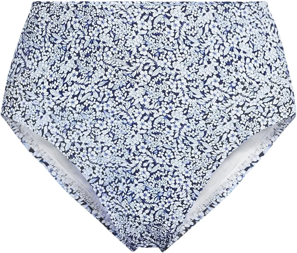 Lands' End Women's Chlorine Resistant Smoothing Control High Waisted Bikini Bottoms