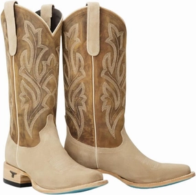 Lane Women's Classic Suede Western Boot Square Toe - LB0396I 10 M US Brown