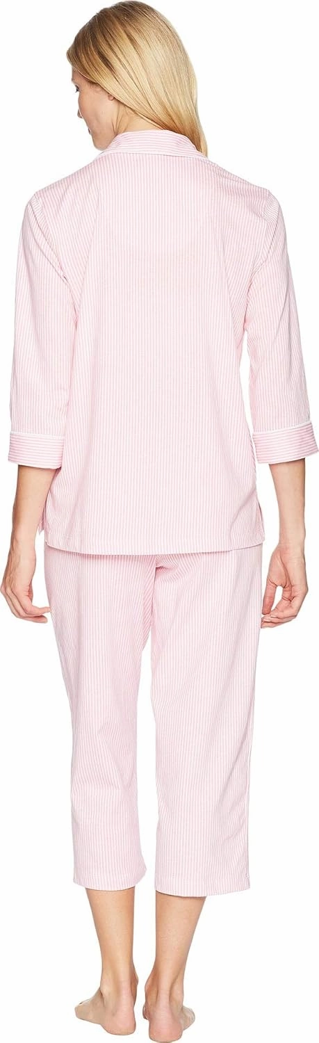 Lauren Ralph Lauren Essentials Bingham Knits Capri PJ Set