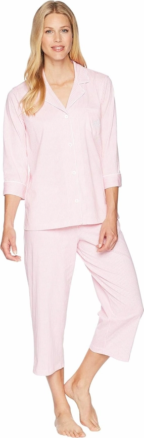 Lauren Ralph Lauren Essentials Bingham Knits Capri PJ Set
